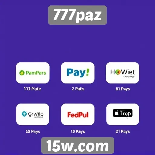 Métodos de pagamento aceitos no 777paz